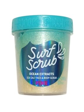 VS PINK Limited Edition Ocean Extracts Sea Salt Face & Body Surf Scrub 10 Oz NEW